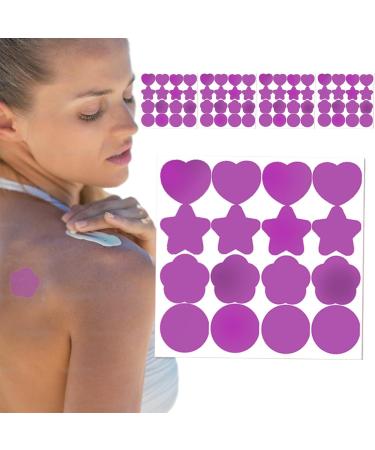Yeory 5 Sheets UV Stickers for Sunscreen | 80Pcs Waterproof UV Detection & Reapply Patches 4 Styles - Buy Online on GoSupps.com
