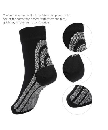 Shop Lightweight Outdoor Sports Compression Foot Sleeves for Plantar Fasciitis Relief - Heel Brace Sock for Foot Pain (M) - International Shipping Available - Buy Online on GoSupps.com