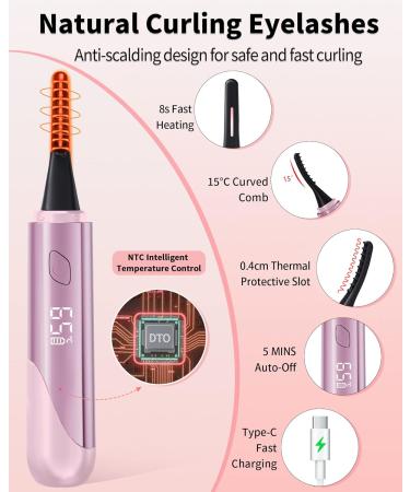 DUST2OASIS Heated Eyelash Curler Electric Eyelash Curlers D2O-JMQ-3.22-06 - Buy Online on GoSupps.com