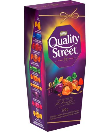 QUALITY STREET Assorted Candies And Sweets Imported Caramels Cr mes And Fine Pralines Individually Wrapped Imported Gift Box Great Holiday Gift 220 g - Buy Online on GoSupps.com
