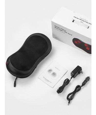 Shiatsu Neck & Back Massager Pillow with Heat - Deep Tissue Kneading for Muscle Pain Relief - Gift for Mom & Dad - Buy Online on GoSupps.com