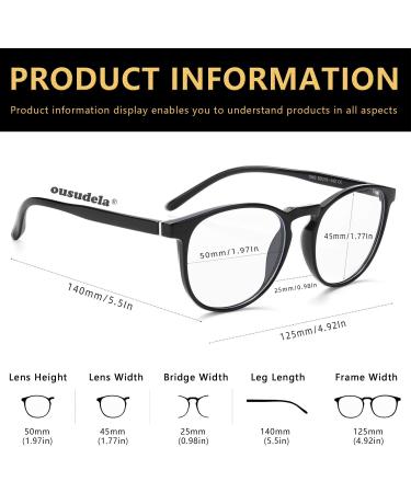 Blue Light Blocking Glasses for Women/Men Blue Light for Teens, Computer Glasses Gaming Glasses Anti Eye Strain Non-Prescription