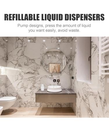 minkissy Set of 250ml Refillable Liquid Pump Bottles for Daily Use Nail Polish Remover with Downward Pump - Buy Online on GoSupps.com