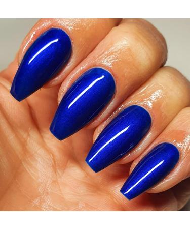 Bluesky Gel Nail Polish BLUE CHRISTMAS BRIGHT METALLIC COBALT BLUE XMAS2104 CHRISTMAS Color 2021 10 ml (Requires Drying Under UV LED Lamp) - Buy Online on GoSupps.com