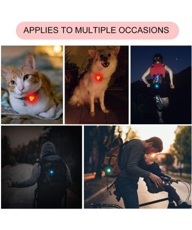 Yizhet Dog Collar Lights 5 Pcs Clip-On LED Dog Lights with 3 Modes Waterproof Silicone Dog Pet Cat Collar Lights Colorful Flashing Safety Lights for Outdoor Night Walking (Batteries Included) - Buy Online on GoSupps.com