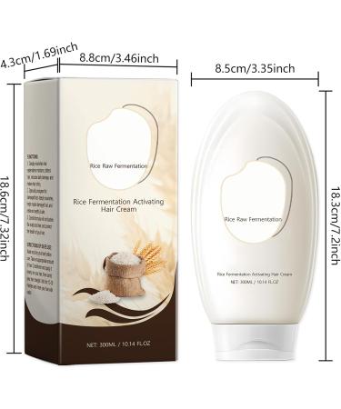 Rice Fermentation Essence Hair Cream Rice Fermentation Activating Hair Cream Rices Raw Fermentations Hairs Creams Rices Essence Moisturizing Hairs Mask (1pcs) - Buy Online on GoSupps.com