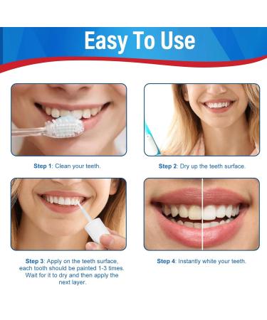 Teeth Whitening Paint | Instant White Tooth Polish for a Shiny Smile at Home - Buy Online on GoSupps.com