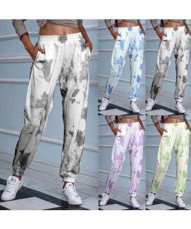 KAQI Tie Dye Jogger Girls 2020 Winter Sweatpants | Comfy Cotton Trousers with Pockets - Buy Online on GoSupps.com