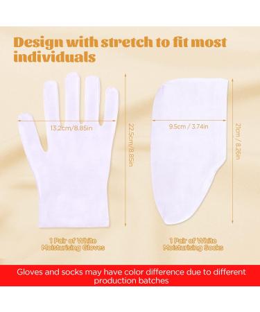 Moisturizing Gloves Socks & Moisturizing Gloves Touch Screen Moisturizing Gloves for Dry Hard Cracked Rough Chapped Skin Overnight Bedtime Eczema Sleeping Lotion Hand Feet Spa 2 Pairs(glove&sock) 4.0 - Buy Online on GoSupps.com