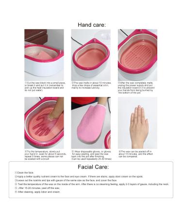 Buy Safe & Harmless Paraffin Wax Refill Pack - Deeply Moisturizing for Face Feet & Hands (Rose) | International Shipping - Buy Online on GoSupps.com