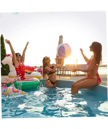 20 Pcs Pool Oil Absorbing Sponge Turtle Shaped Cleaning Sponge for Swimming Pool Floating White Pool Scum Sponge Filter for Hot Tub Swimming Pool Spa Hot Tub Sponge - Buy Online on GoSupps.com