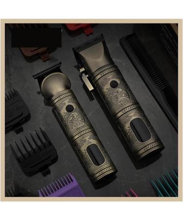 Razors V-670 Professional Hair Trimmer Set - Men's Barber Clipper for Personal Care | Gold Finish - Buy Online on GoSupps.com