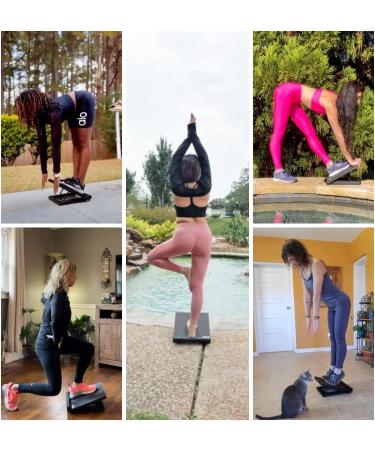 Adjustable Calf Stretcher Slant Board - Non-Slip Portable Stretch Equipment for Ankle, Achilles Tendon, Knee & Posture Exercise - Buy Online on GoSupps.com