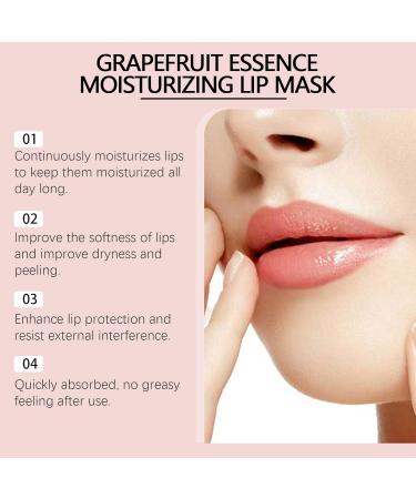  Cynamus Lip Balm Moisturizing Lip Balm for Lip Scrub Lip Mask Lip Mask Lip Mask Lip Wrinkle Lightening and Lip Care (Grapefruit) - Buy Online on GoSupps.com