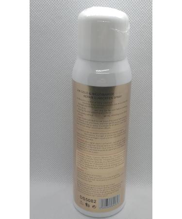 Buy SPF60 24K Gold Sunscreen Spray - Anti-Aging Sunblock for Face & Body Care | 160ml | International Shipping Available - Buy Online on GoSupps.com