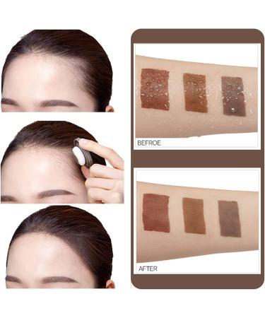 Hairline Powder Hair Shadow Powder Dark Gray Hair Root Dye Shadow Cover Instantly Windproof Sweatproof Hair Touch-Up for Thin Hair Grey Hairline Quick Cover Unisex (Dark Brown) - Buy Online on GoSupps.com