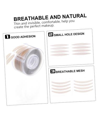FOMIYES 3 Rolls Reel Double Eyelid Stickers Invisible Eyelid Tapes Invisible Tapes Mesh Beauty Stickers - Buy Online on GoSupps.com