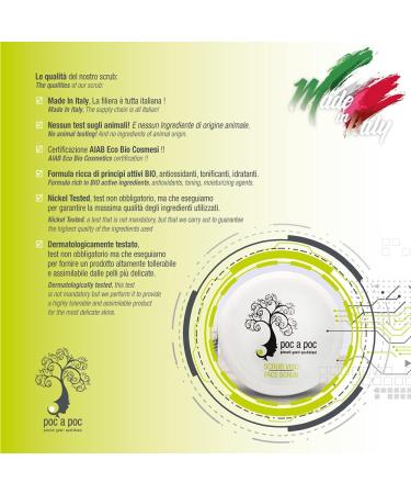  poc a poc POC A POC - Purifying facial scrub with extracts of pink grapefruit and sage hazelnuts and finely chopped almonds to achieve the exfoliating and purifying effect. Format 100 ml - Buy Online on GoSupps.com