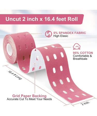 Kreezy Waterproof Athletic Tape - 3 Rolls Kinesiology Tape for Muscle Pain Relief & Joint Support Hypoallergenic Materials - Buy Online on GoSupps.com