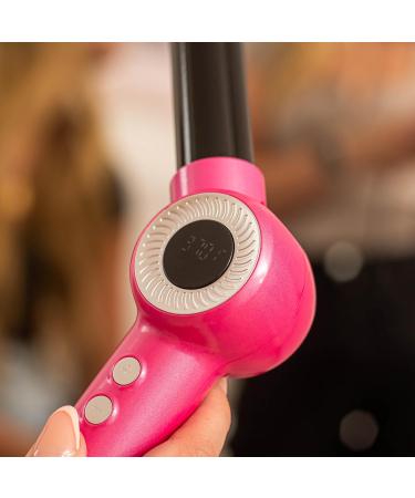 Head Kandy Head Turner Ceramic Curling Wand | 1-Inch Professional Curling Iron for Curls & Loose Waves | Pink | International Shipping Available - Buy Online on GoSupps.com