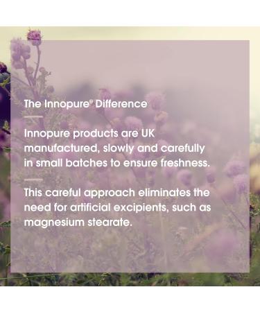 INNOPURE Organic Milk Thistle Capsules - High Strength 3800mg - Soil Association & Vegan Society Certified - 80% Silymarin - 60 Capsules - Buy Online on GoSupps.com