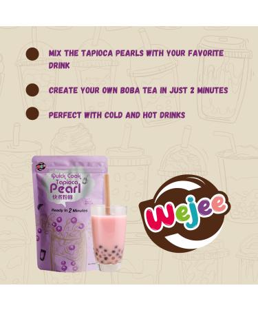 WEJEE Quick Cooking Tapioca Pearls Taro - 250g | Premium Taro Pearls for Bubble Tea & Desserts - Fast Shipping Worldwide - Buy Online on GoSupps.com