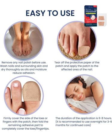 Extra Strength Toenail Fungus Treatment - Nighttime Patches for Nail Repair & Fungal Care (20 Count - Buy Online on GoSupps.com