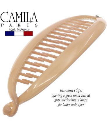 Camila Paris Large Banana Clip Hair Comb - Flexible Interlocking Styling Hair Clip for Thick Hair - Made in France - 5.5 Inch (Pack of 1) - Buy Online on GoSupps.com
