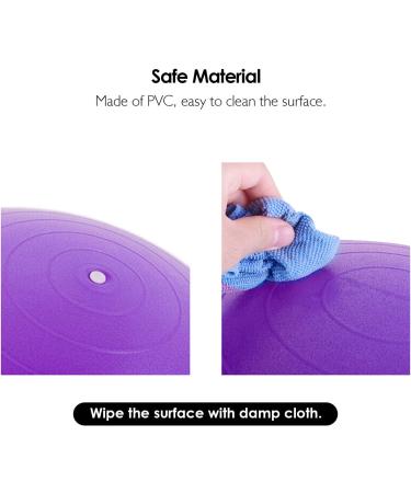 REEHUT Exercise Ball (55cm 65cm 75cm) for Fitness Anti-Burst Yoga Ball Office Chair Balance Ball Extra Thick Stability Ball for Home  Gym Physical Therapy  Pregnancy Quick Pump Included M(48-55cm) purple - Buy Online on GoSupps.com
