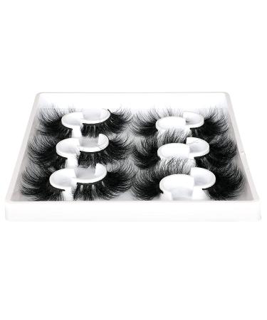 Fluffy Mink Lashes | Dramatic Long Wispy & Thick False Eyelashes | Reusable Luxury Russian Strip Lashes - 6 Styles - Buy Online on GoSupps.com