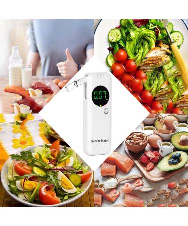 Portable Digital Ketosis Breath Analyzer with 10 Replaceable Mouthpieces - Buy Online on GoSupps.com
