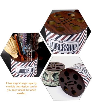 4-Piece Shear Base Cylinder Scissor Holder Set - Colorful Plastic Storage Case for Hairdressing & Makeup - 14.7x10.5cm - Buy Online on GoSupps.com