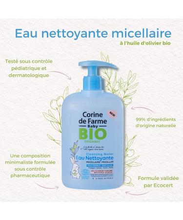 Baby Scent Micellar Cleansing Water Certified Organic Blue 500ml | Gentle & Safe for Sensitive Skin - Buy Online on GoSupps.com