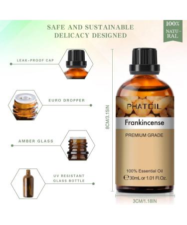 PHATOIL Frankincense Essential Oil 30ML - Premium Grade Pure Oil for Diffusers, Aromatherapy, and Candle Making - Buy Online on GoSupps.com