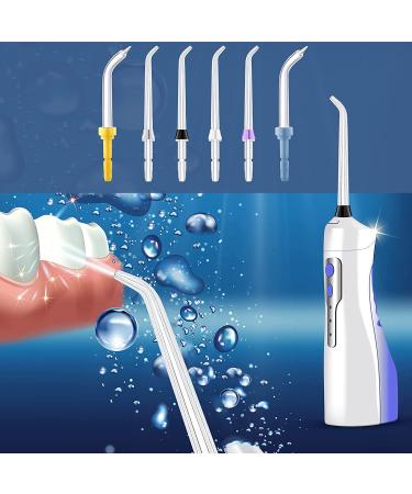 6-Piece Water Flosser Replacement Classic Jet Tips - Flosser Refill Heads for Effective Oral Hygiene - Buy Online on GoSupps.com
