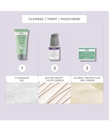 REN Clean Skincare Bio Retinoid Youth Serum - Vegan Anti-Aging Serum for Sensitive Skin | Clinically Proven to Reduce Fine Lines & Wrinkles in 7 Days | Shop Internationally - Buy Online on GoSupps.com