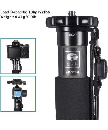 SIRUI AM-326M Carbon Fiber 6-Section Camera Monopod - Portable & Lightweight - Buy Online on GoSupps.com