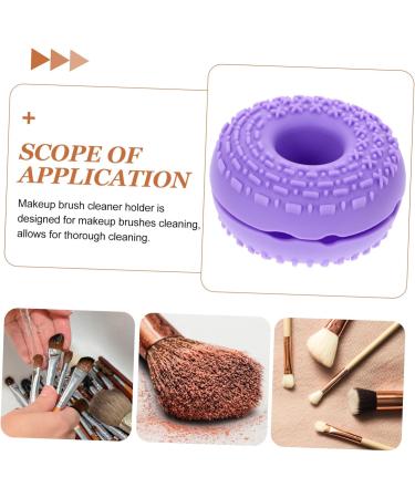 minkissy Cleanser Makeup Brush Make up Purple Cleaner Silica Gel - Buy Online on GoSupps.com