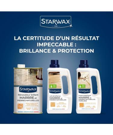 STARWAX - Shine Milk for Marble and Natural Stones - Cleans and Revives Shine - No Rinse - Non-Slip - Buy Online on GoSupps.com