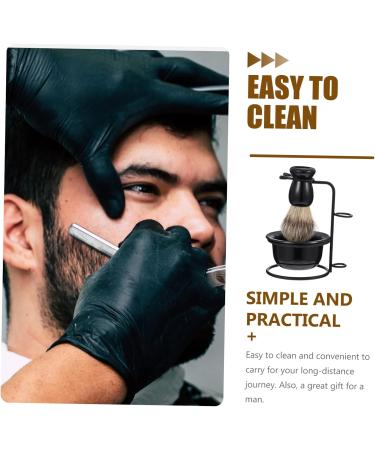 3 Sets Men's Beard Grooming Kit | Durable Brushes & Shaving Bowl | International Shipping Available - Buy Online on GoSupps.com