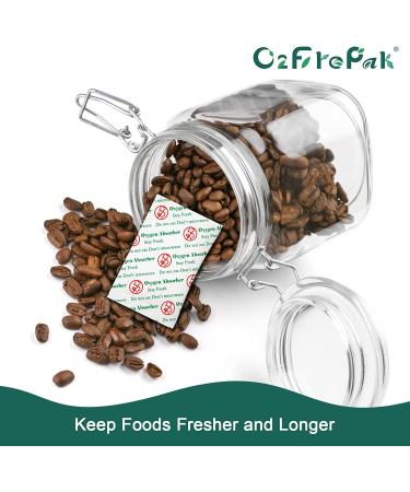 O2frepak 100CC Food Grade Oxygen Absorbers (100-Pack) for Jerky & Food Storage | Oxygen Indicator | 3x Absorption Capacity - Buy Online on GoSupps.com