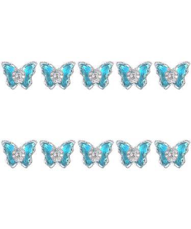 FEIlei 10Pcs Nail Jewelry Zircon Nail Art Rhinestones Nail Decors Crystals Diamond Gems - Buy Online on GoSupps.com