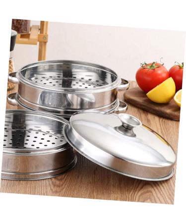Alipis 1 Set Steamer Stainless Steel Cookware Dumpling Stainless Steel Steam Basket Vegetable Accessories - Buy Online on GoSupps.com