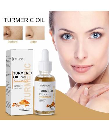 2PCS Turmeric Dark Spot Corrector Serum Oil - Natural Repair & Moisturizing Face & Body Treatment (30ml - Buy Online on GoSupps.com