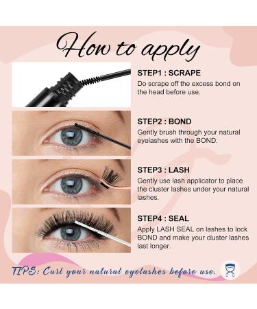 Shop Crislashes 144 Pcs D Curl 18mm Cluster Eyelashes - Reusable Wispy Manga Extensions for Stunning Looks - Buy Online on GoSupps.com