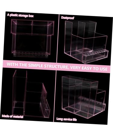 POPETPOP 4 Pcs Storage Rack Nail Technician Desk Organiser Nail Bit Organizer Nail Tech Organizer Drill Bit Display Nail Drill Machine Drill Bit Holder Manicure Plastic Brush Holder 10.3x9.7cmx4pcs Pinkx4pcs - Buy Online on GoSupps.com