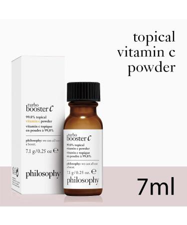 philosophy Turbo Booster C 99.8% Vitamin C Powder - 0.25 Oz - Buy Online on GoSupps.com