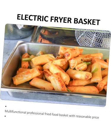 Toddmomy 2 Pcs Square Baking Basket Air Fryer Mesh Basket Wire Mesh Fry Basket Chip Frying Metal Baskets Fried Food Basket Air Fry Basket Snack Basket Electric Storage Basket Carbon Steel 38X22.8CMx2pcs Blackx2pcs - Buy Online on GoSupps.com