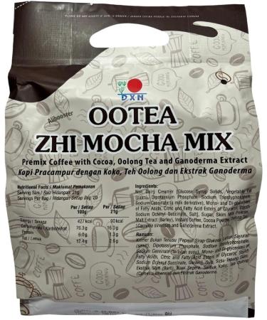alibooster DXN Ootea Zhi Mocha Koffie + ootea + cacao + champignon reishi Lingzhi Ganoderma 20 sachets 21g - Buy Online on GoSupps.com