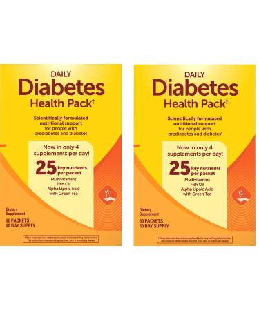 (Pack of 2) Diabiets Health Pack 60 Packets